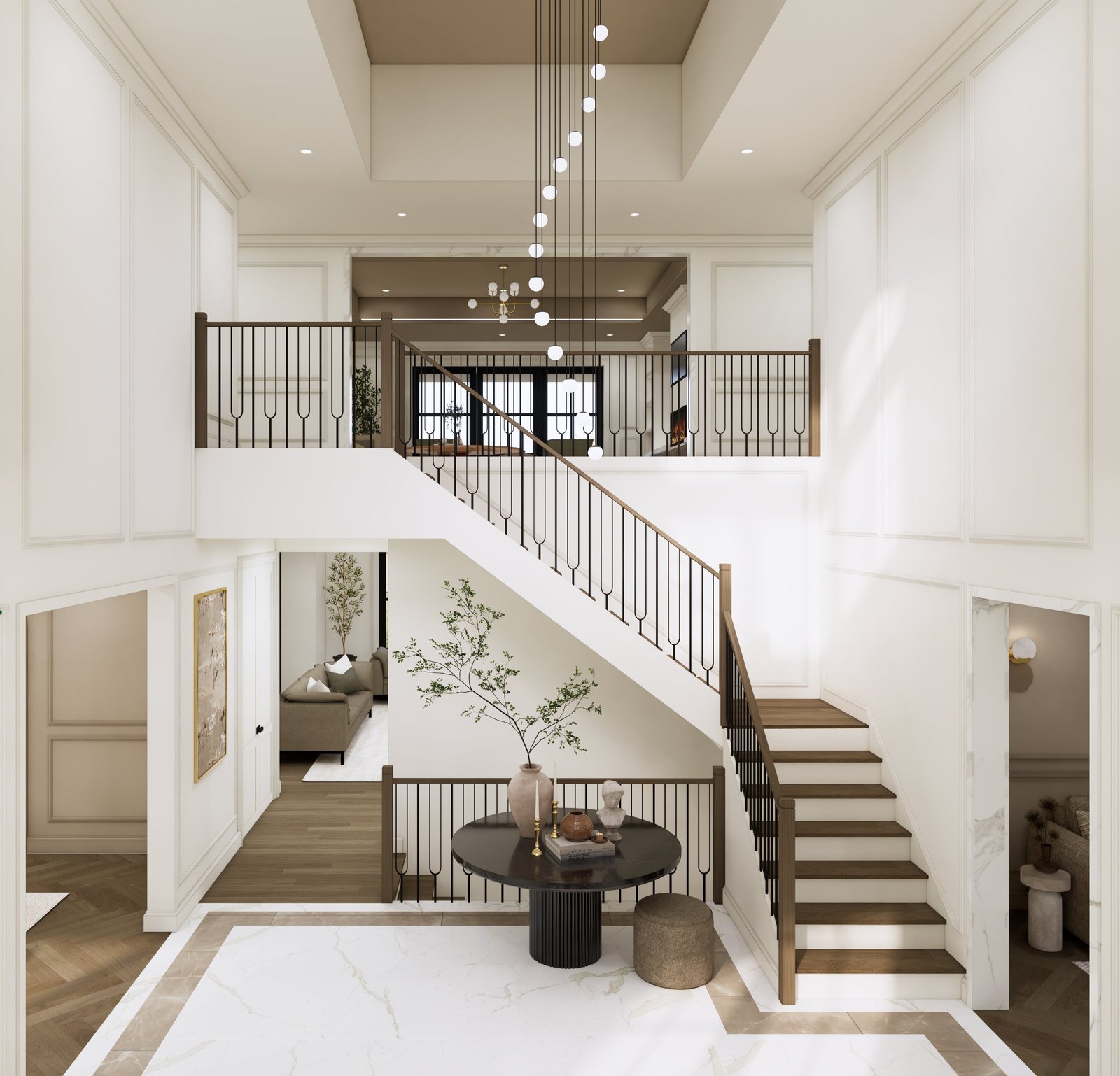 Two-story foyer at 776 Comanche Lane